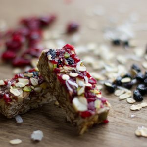 Cranberry And Blueberry Date Bars