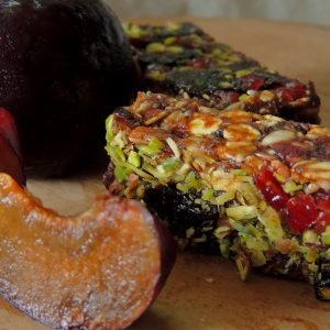 Prunes And Cranberry  Date Bars