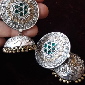 German Silver Tops with Jumkas