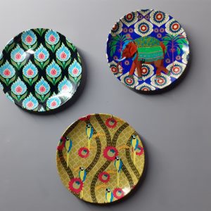 Savannah wall plates, 7.5 & 8 inches, set of 3
