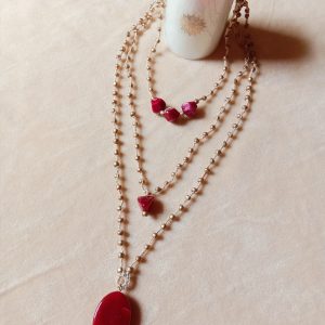 Three layered Crochet neck piece