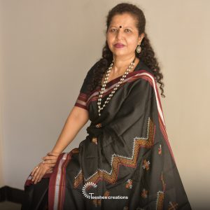 Black Khun Kasuti Saree