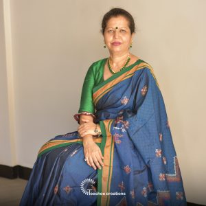 Blue Khun Kasuti Saree