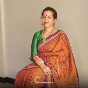 Rust Orange Khun Kasuti Saree