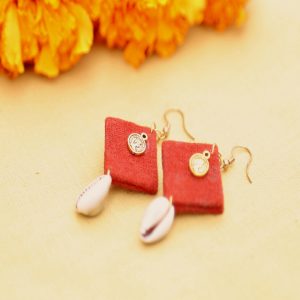 Red diamond chyme earring