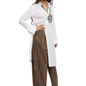 Multi Color Ajrakh Palazzo