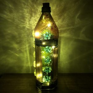 Decorative bottle more attractive in dark