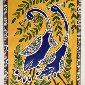 Madhubani painting on paper