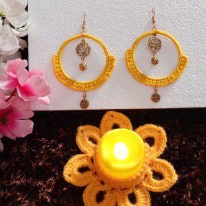 Special Diwali Offer Combo Jewellery With Candle And Holder 3piece Set