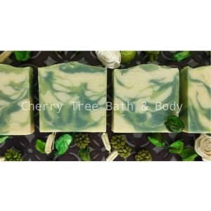Lemon Basil Soaps (cold process soap- pack of 2)