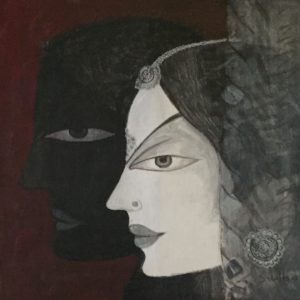 Acrylic painting on canvas 16”x16” in size