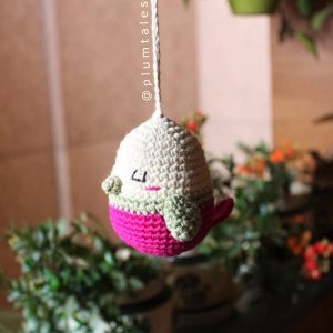 Handmade Amigurumi Bird Hanging - Random Color