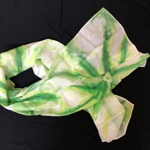 Silk scarf 72”x 22”
