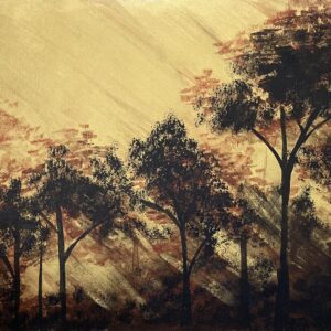 Golden  Forest  Size 12”x 16”