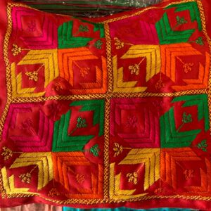 Baze colour hand crafted shirt piece on cotton