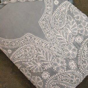 Unstitched Cotton Fabric with Boota Jaal Motif Full Sleev1