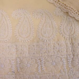 Unstitched Cotton Fabric with Boota Jaal Motif Full Sleev9
