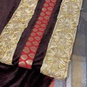 Velvet shawl in beautiful Brown colour