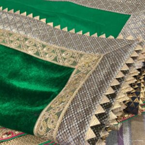 Velvet shawl in beautiful Green colour