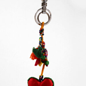 KEYCHAIN - Heart Tassel