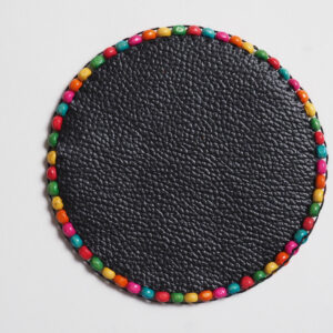 Wooden Beaded Round (Set of 6)
