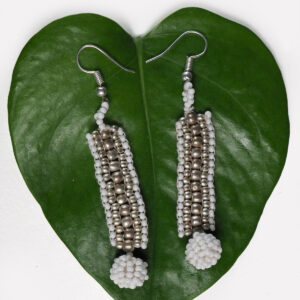 Metallic Beads Earrings