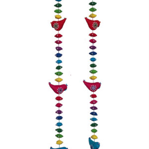 Multicolors Classic Series Birds Design Dangler Set of 2.